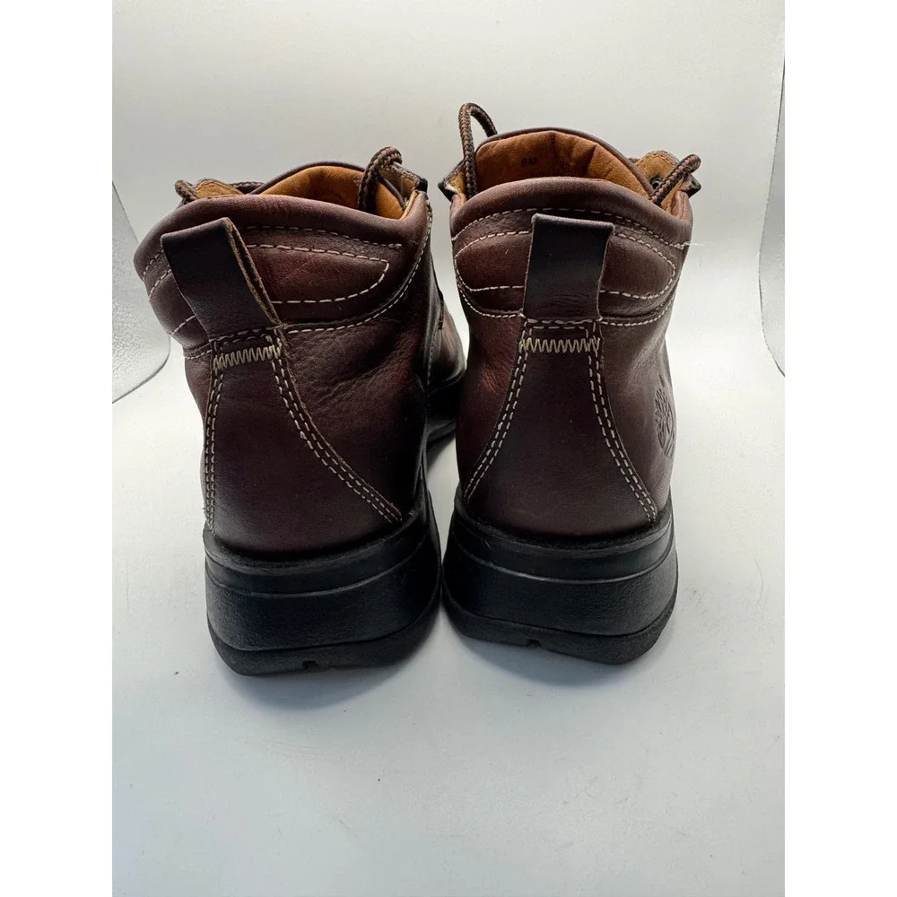 Timberland Mens‎ Brown Leather Lace Up Chukka Boots Size 8M Style 83309